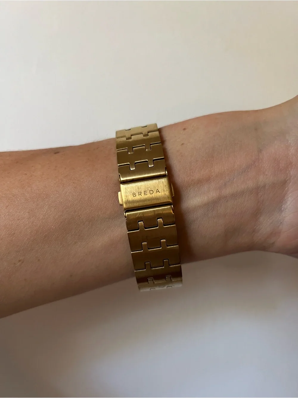 BREDA Virgil gold watch